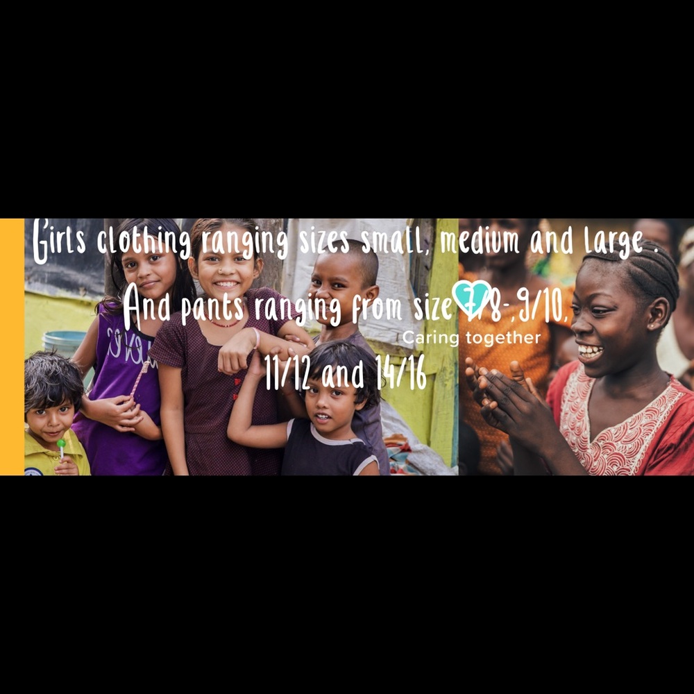 All girls clothing ranging from 8/8, 9/10, 14/16